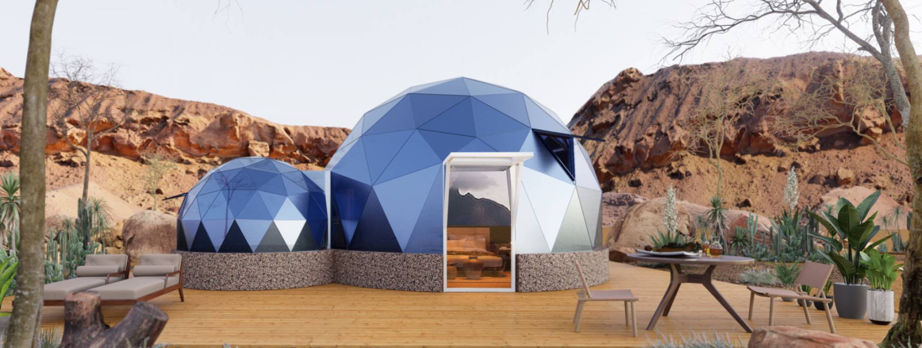 沁源县球形智能光伏玻璃星空房